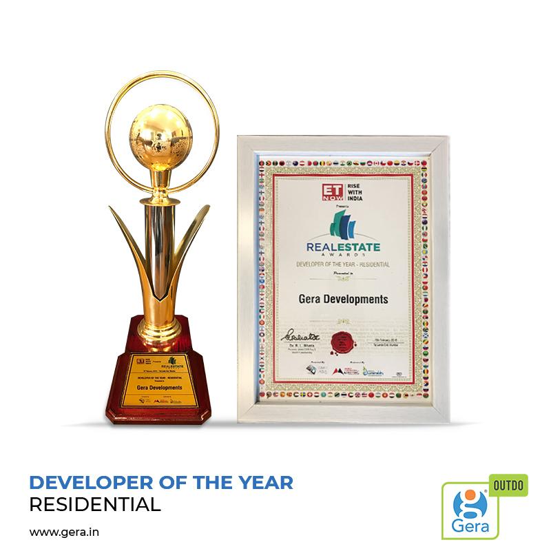 Gera Developments awarded Developer of the year – Residential at ET NOW Real Estate Awards